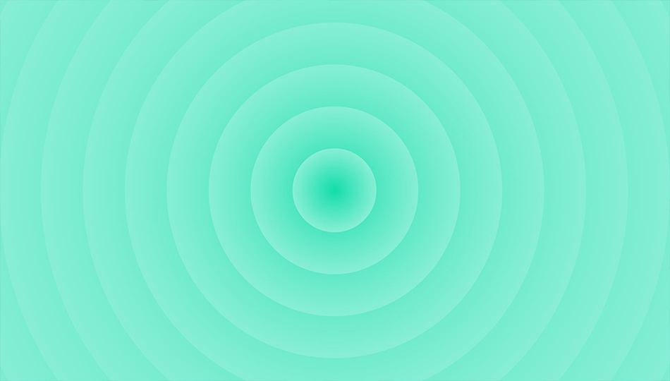 looney toons inspired circular background with subtle radial gradient