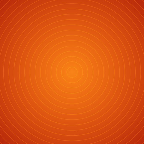 embedded circles orange background