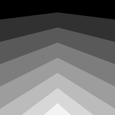 Black and white morphing layers fade