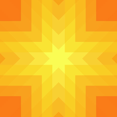 yellow to orange starburst explosion background