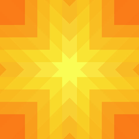 yellow to orange starburst explosion background