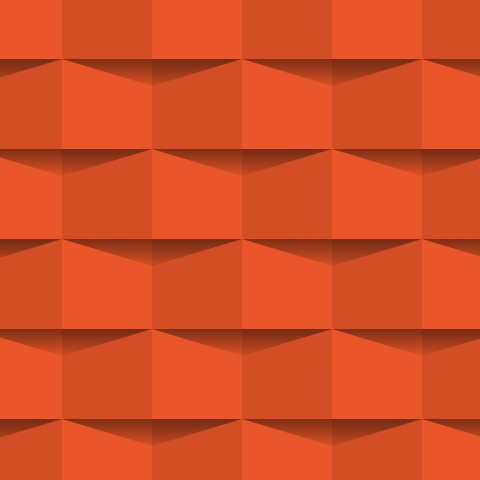 orange repeating pattern of alternating raised tiles