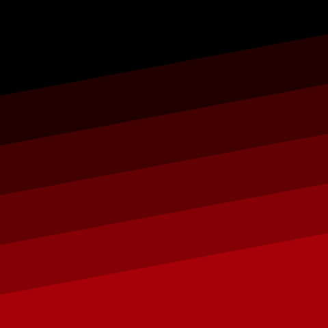 red shades in angled layers