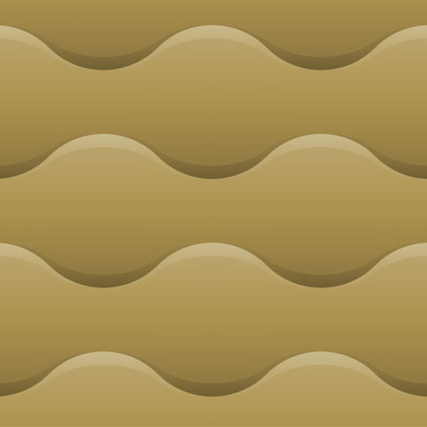 golden layer pattern of 3d plastic like material