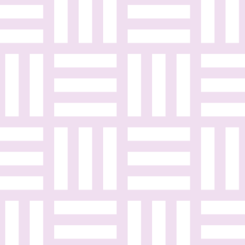 white alternating stripe pairs over lavender pattern