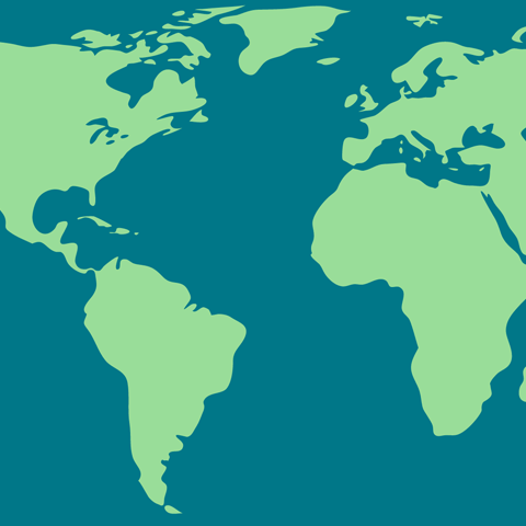 map of the world illustration