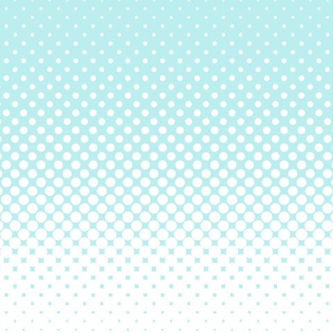 blue into white alternating halftone dots