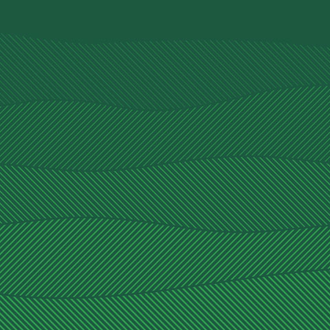 green stripes in stacked curved sections