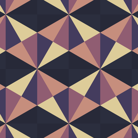 kaleidoscope pattern made from triangles