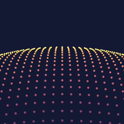 electric dots form curvature