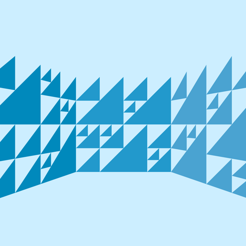 randomized triangle wall segments