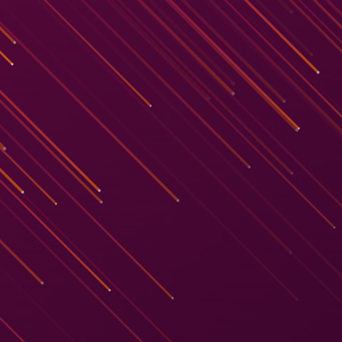 moving streaks of red gradient lines over purple background
