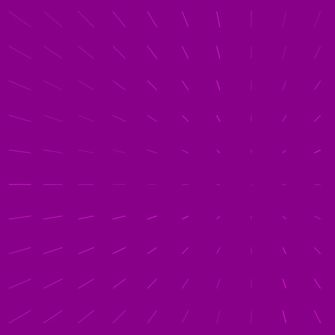 Aiming perspective line motion grid