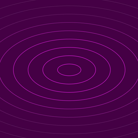 line rings lighting up in a pattern